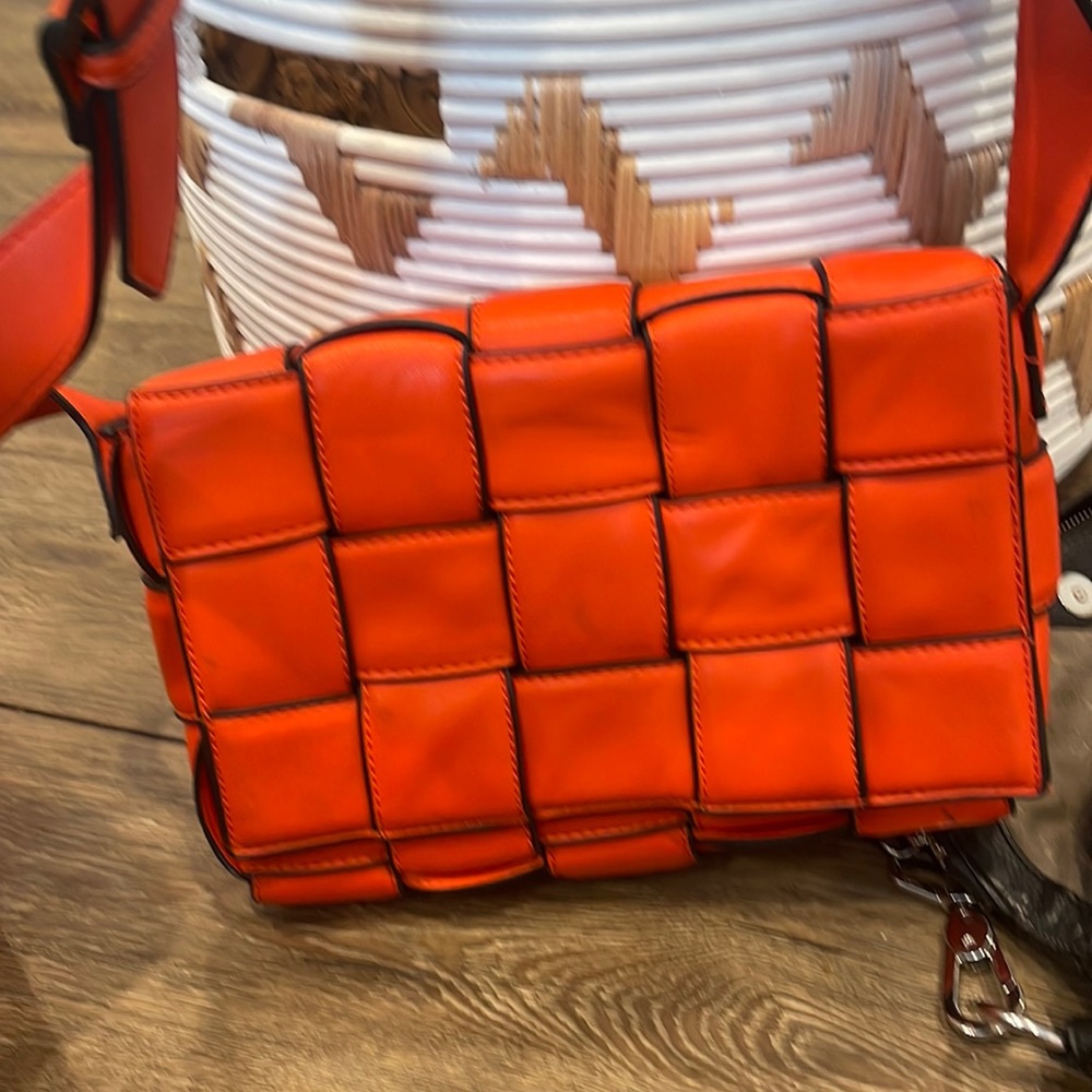 Bright orange purse! Great coming into Spring! :)